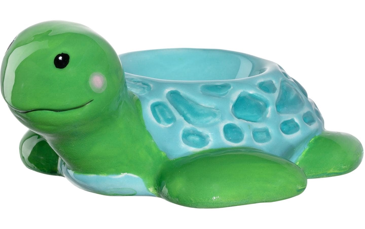 Kindereierbecher Avventura Schildkröte, Grün/HellblauEierbecher für Kinder