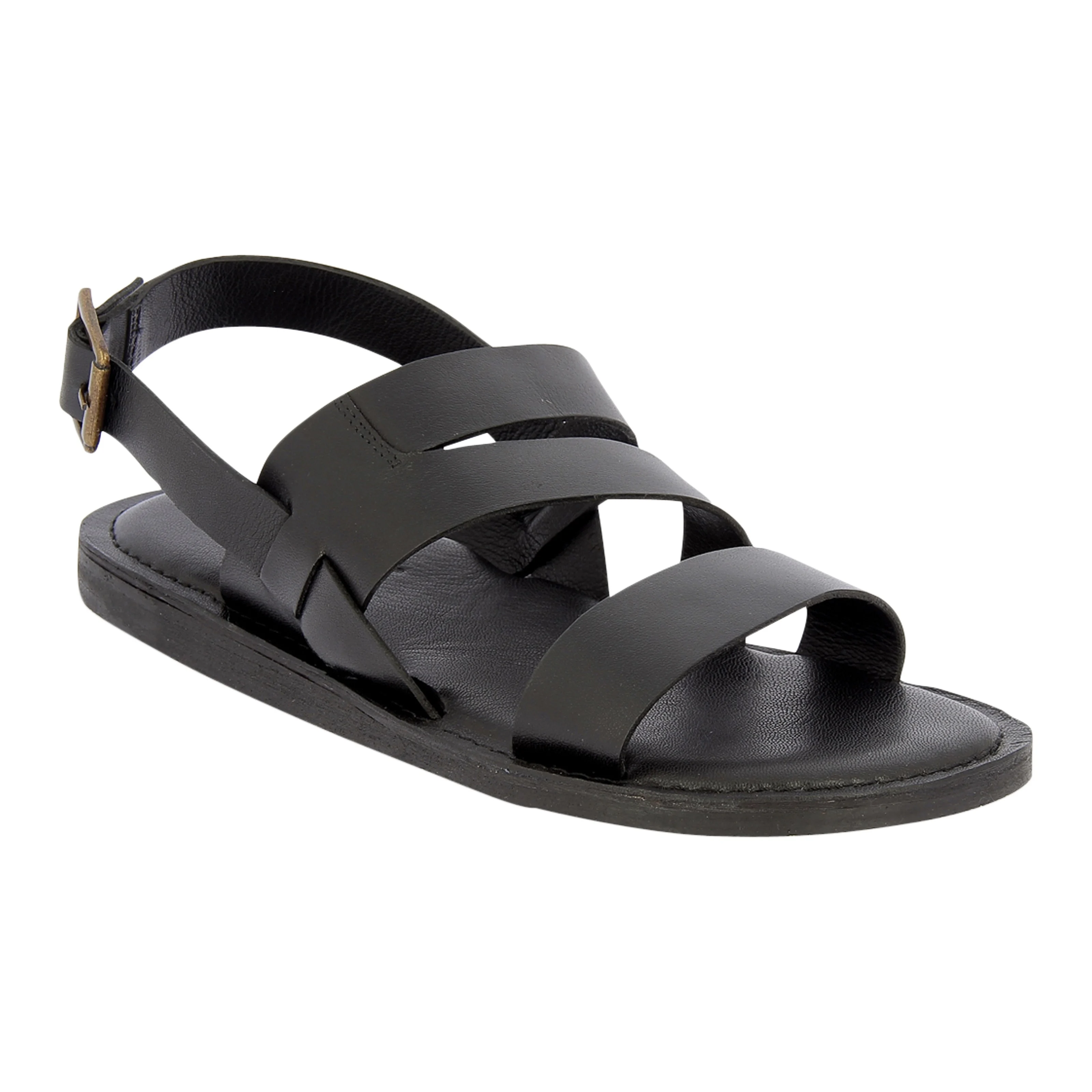 Sandales cuirpar m. Belarbi joris | Noir