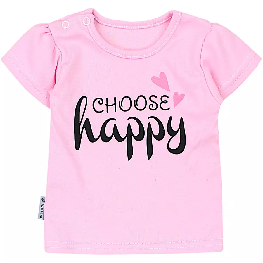 TupTam Baby Mädchen Kurzarm T-Shirt 5er Set gelbgrau