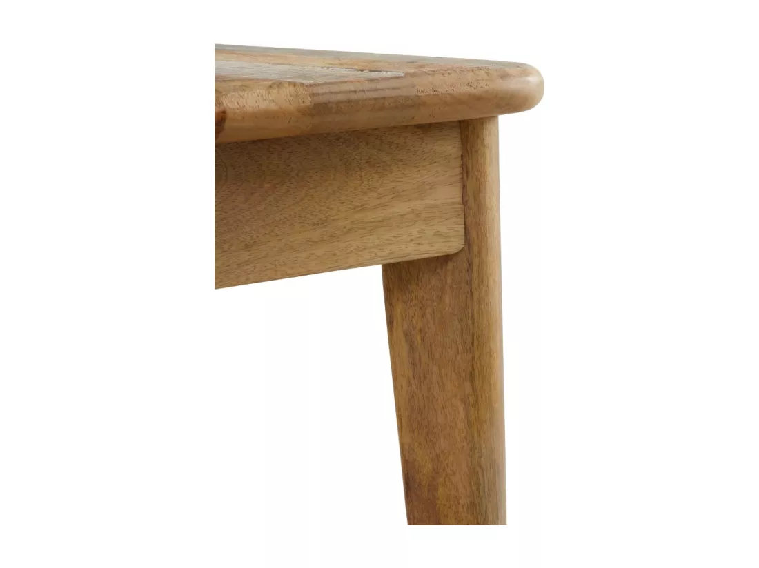 Banc en bois massif de manguier vieilli