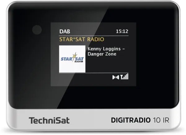 TechniSat DigitRadio 10 IR - Netværksaudiospiller/DAB-radiotuner - sort/sølv