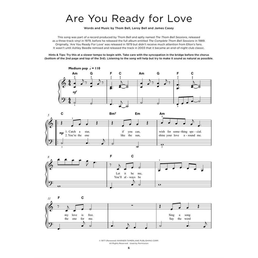 Hal Leonard Really Easy Piano 40 Elton John Songs songboek voor piano