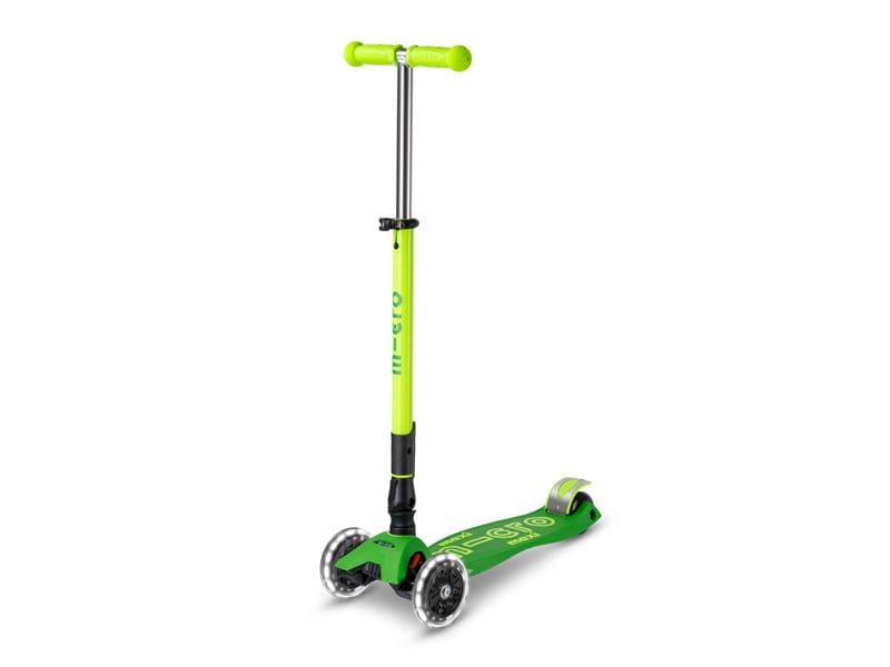 Micro Mobility Scooter Maxi Micro Deluxe Foldable Neon LED Klappbarer Scooter