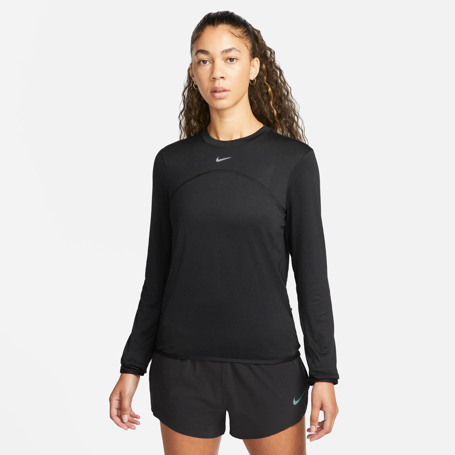 Nike| Damen Laufshirt SWIFT ELELEMENT DRIFIT UV CREW TOP