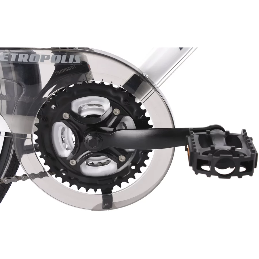 KS Cycling 28  Zoll Trekkingrad Damenfahrrad Metropolis 21 Gänge Multipositionslenker weiß