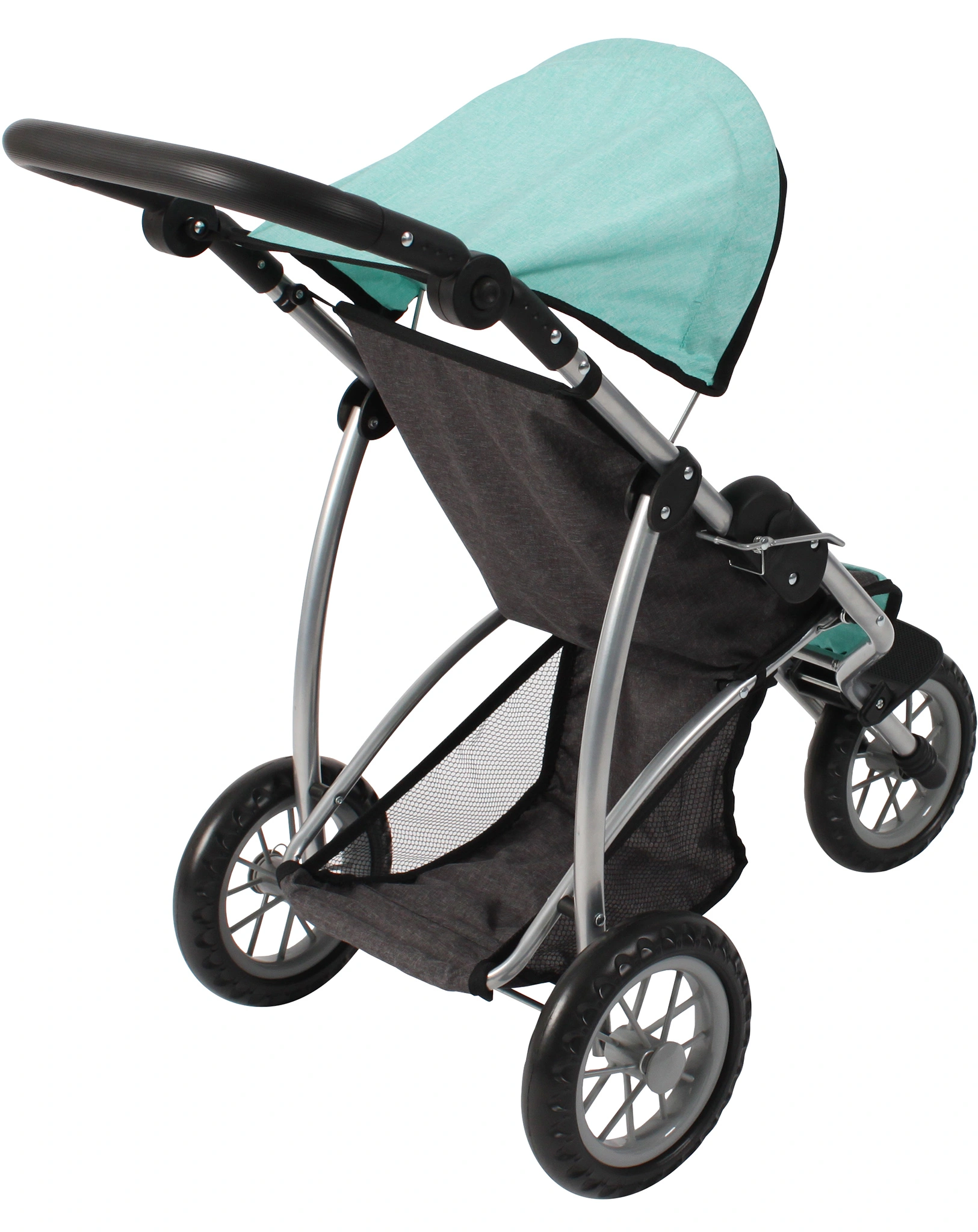Puppenbuggy LEON in anthrazit/mint