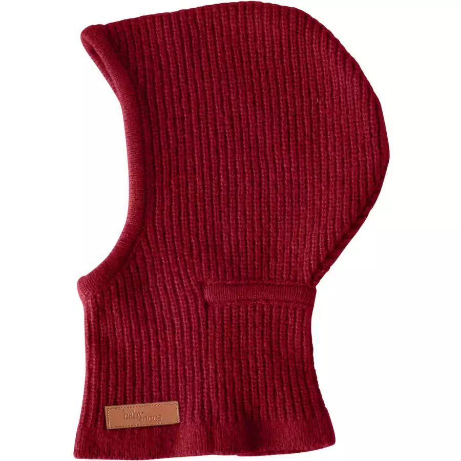 BabyMocs Mütze Vegan burgundy