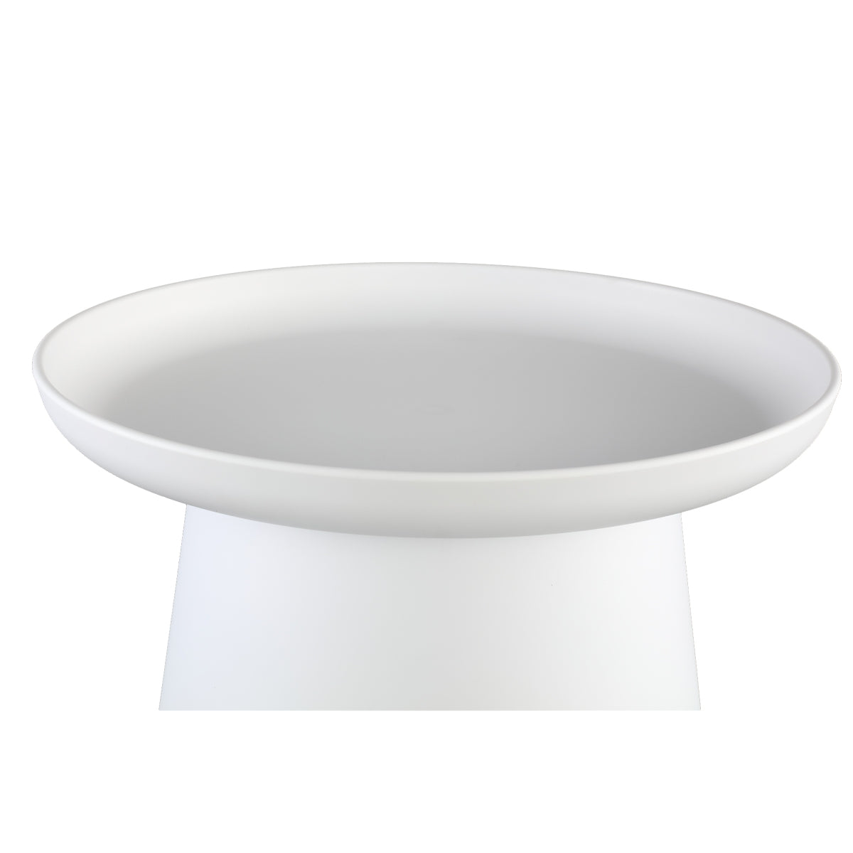 Ptmd chaise de jardin nicca - 50x50x46.5 cm - pe - blanc