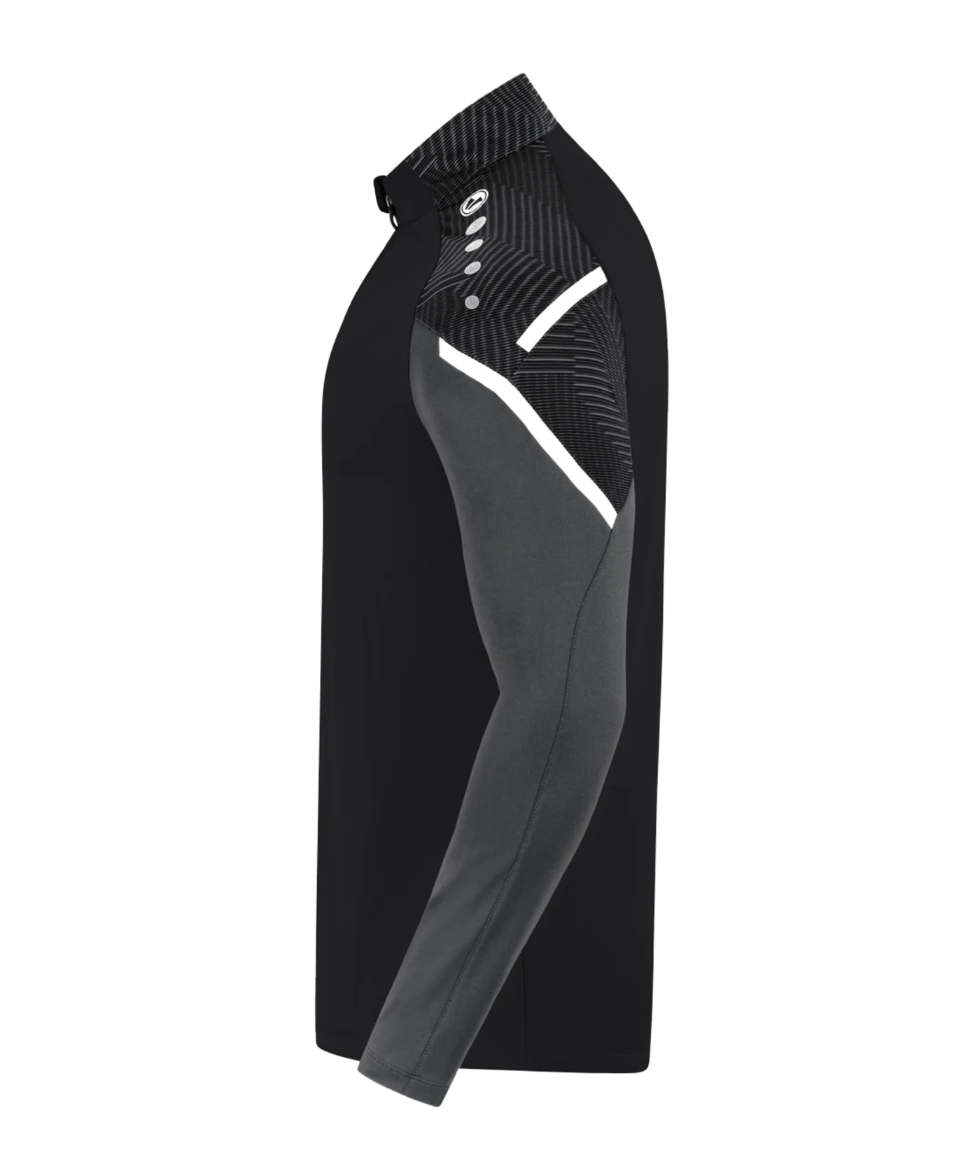 JAKO Performance Ziptop Schwarz Grau F804