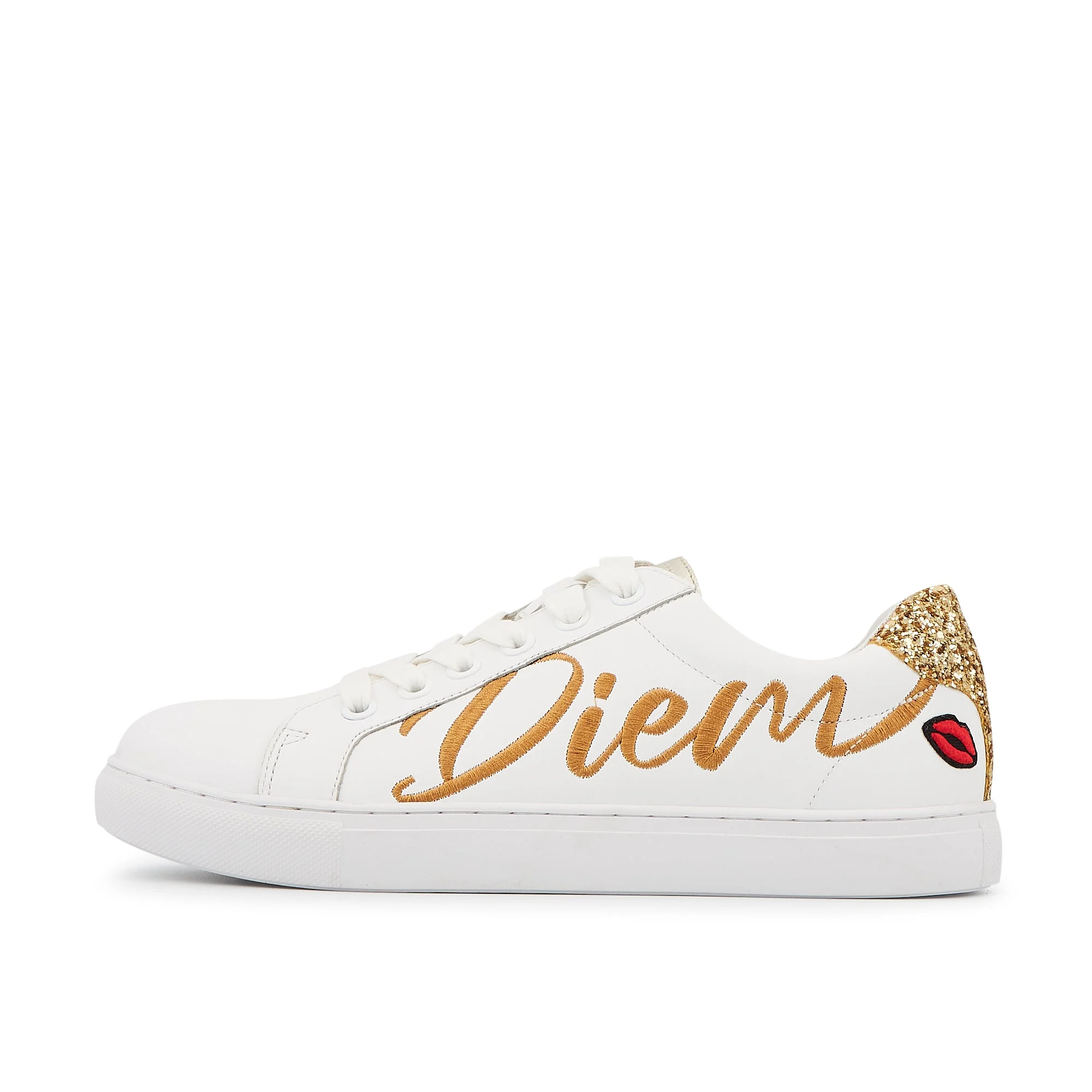 SIMONE CARPE DIEM - Sneakers en cuir | Blanc