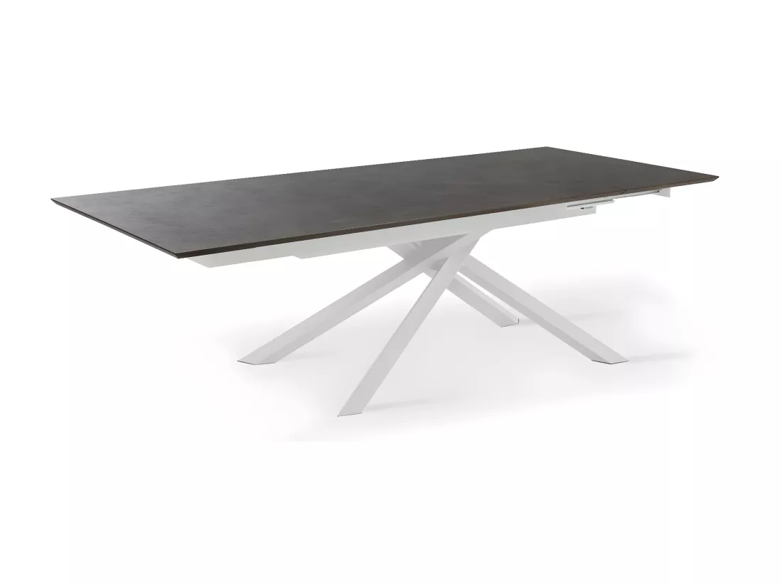 Xavier Table Extensible (170/270 x 90 cm) en HPL Blanc