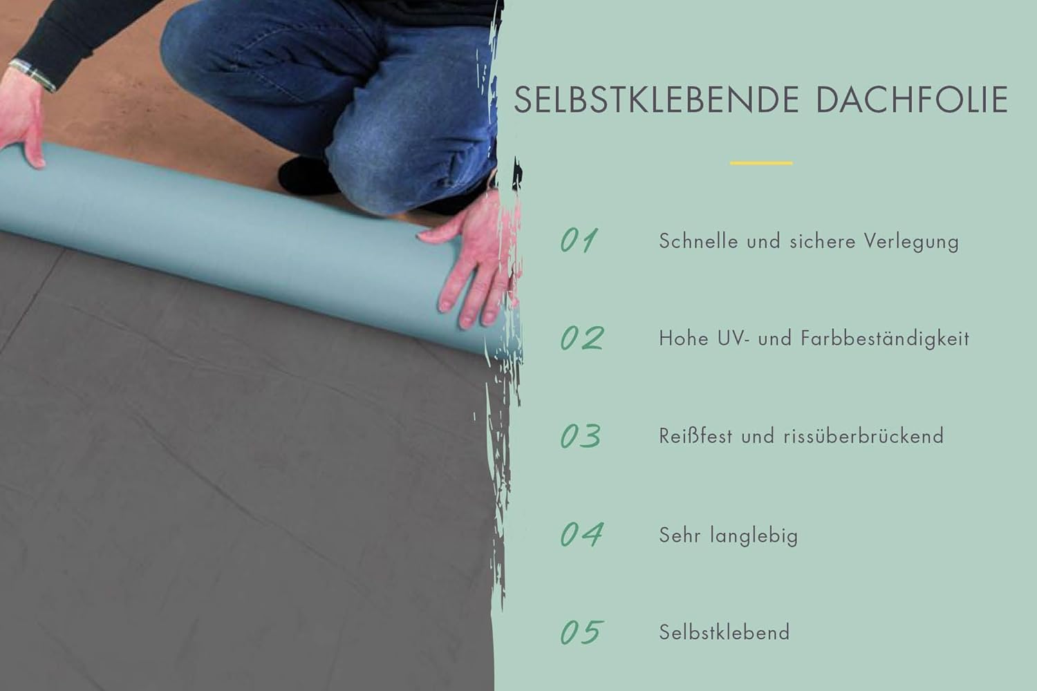 Karibu moderner Gartenpavillon mit Flachdach, Selbstklebender Dachfolie, wetterfest und stabil, für Garten, Terrasse und Outdoor-Bereich (Pavillon ohne Wände)