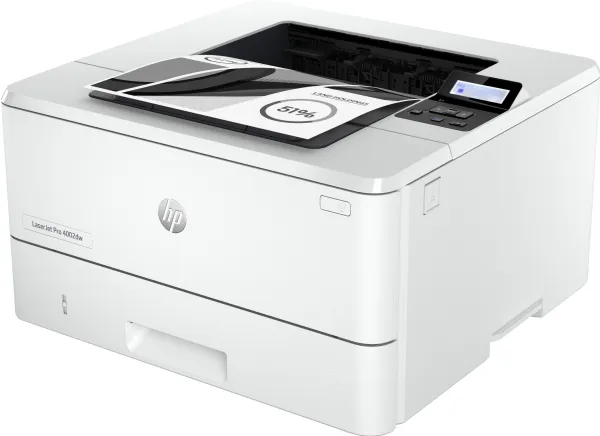 HP LaserJet Pro 4002dw - Printer - S/H - Duplex - laser - A4/Legal - 4800 x 600 dpi - op til 40 spm - kapacitet: 350 ark - USB 2.0, Gigabit LAN, Bluetooth, Wi-Fi(n)