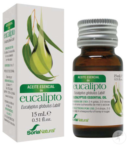 Soria Natural Eucalyptus Globulus Huile Essentielle Flacon 15ml