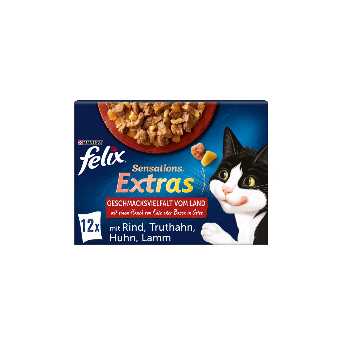 Felix Sensations Extras Gelees 12x85g Geschmacksvielfalt vom Land