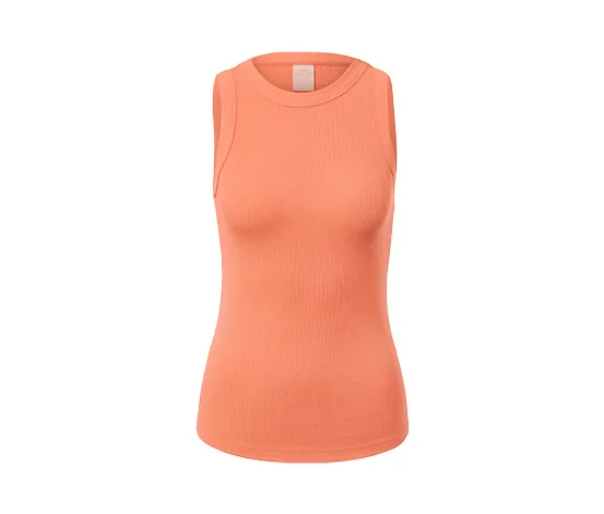 2 Sporttops, orange und creme