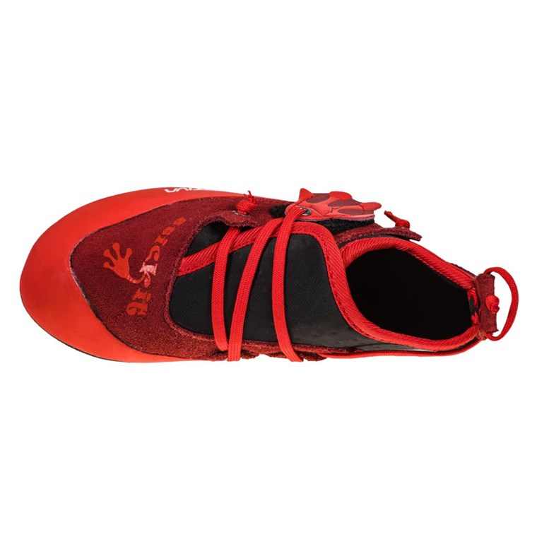 La Sportiva Stickit Climbing Shoes Kids Chili/Poppy
