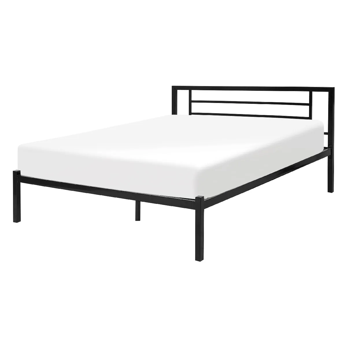 BELIANI CUSSET 140x200 cm - Métal Noir