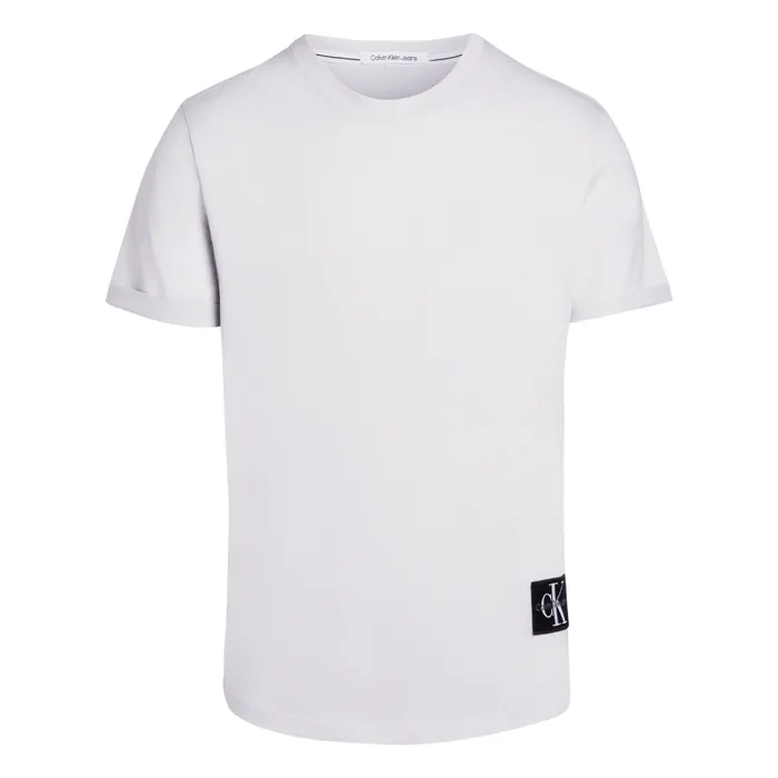 Calvin Klein Badge Round Hem Shirt Heren