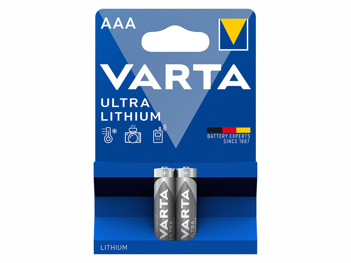Varta 2x Ultra Lithium AAA batterijen