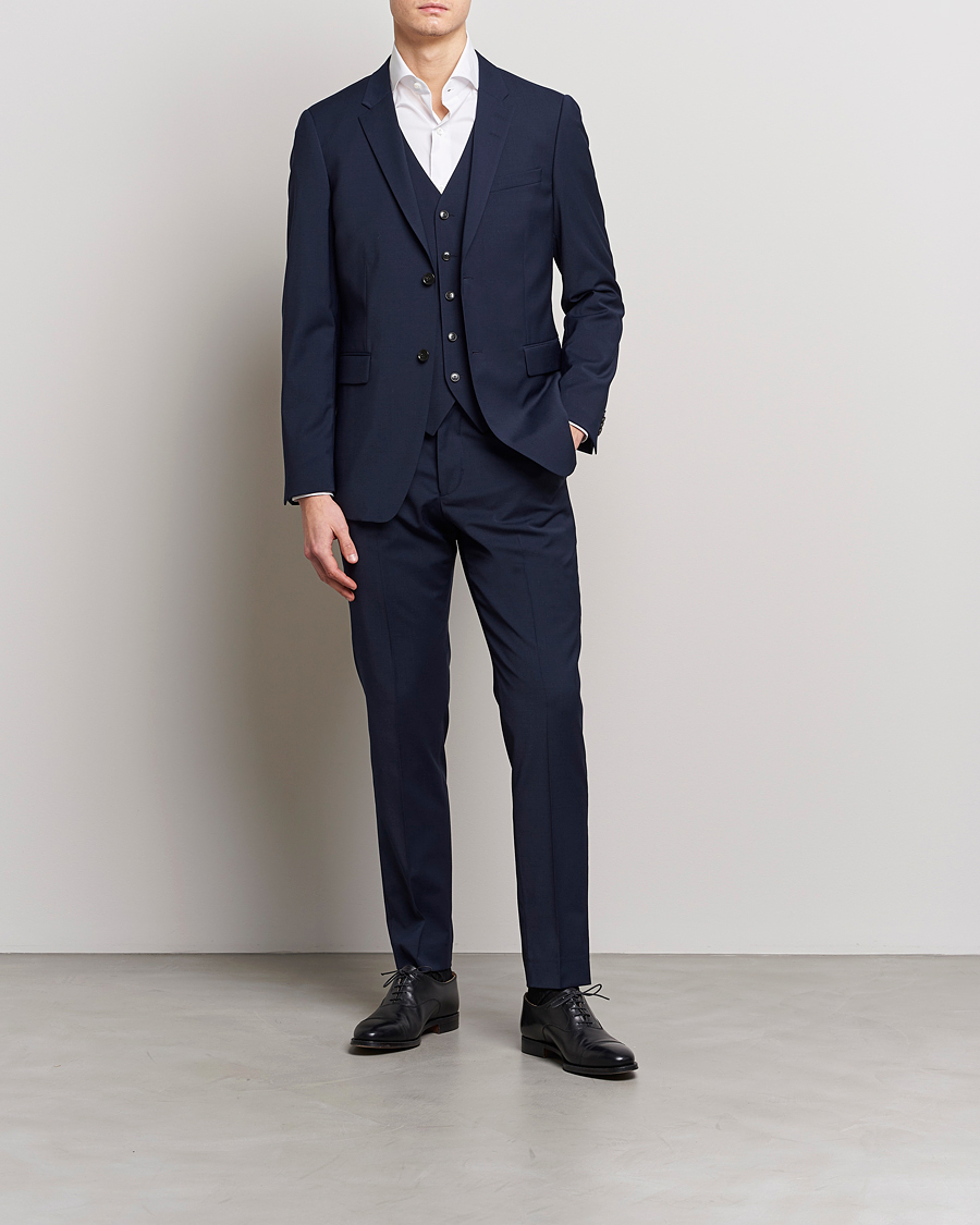 Tiger of Sweden Jerretts Wool Travel Suit Royal Blue
