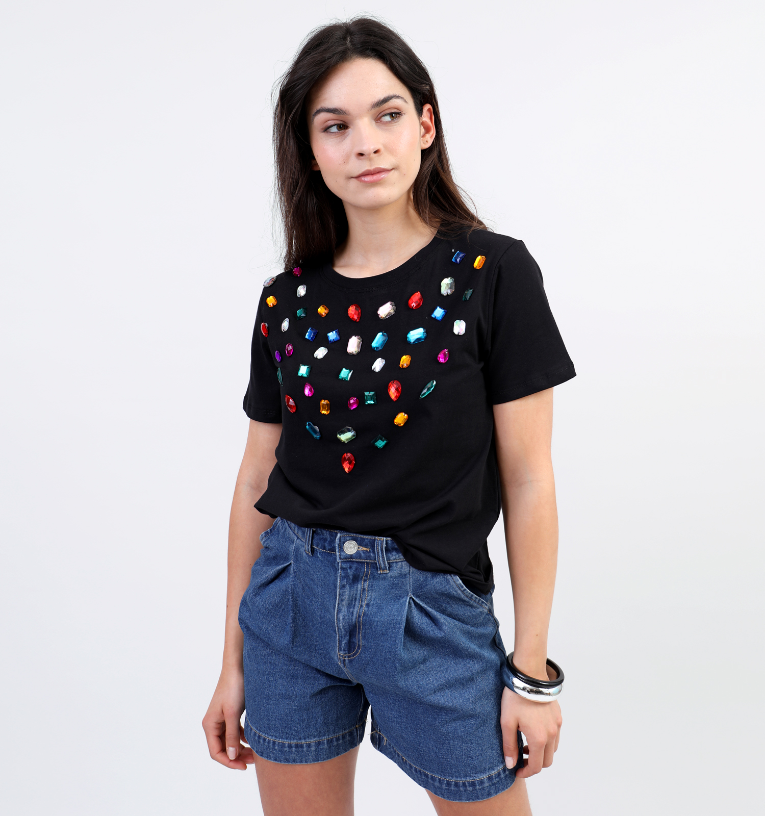 T-shirt zwart