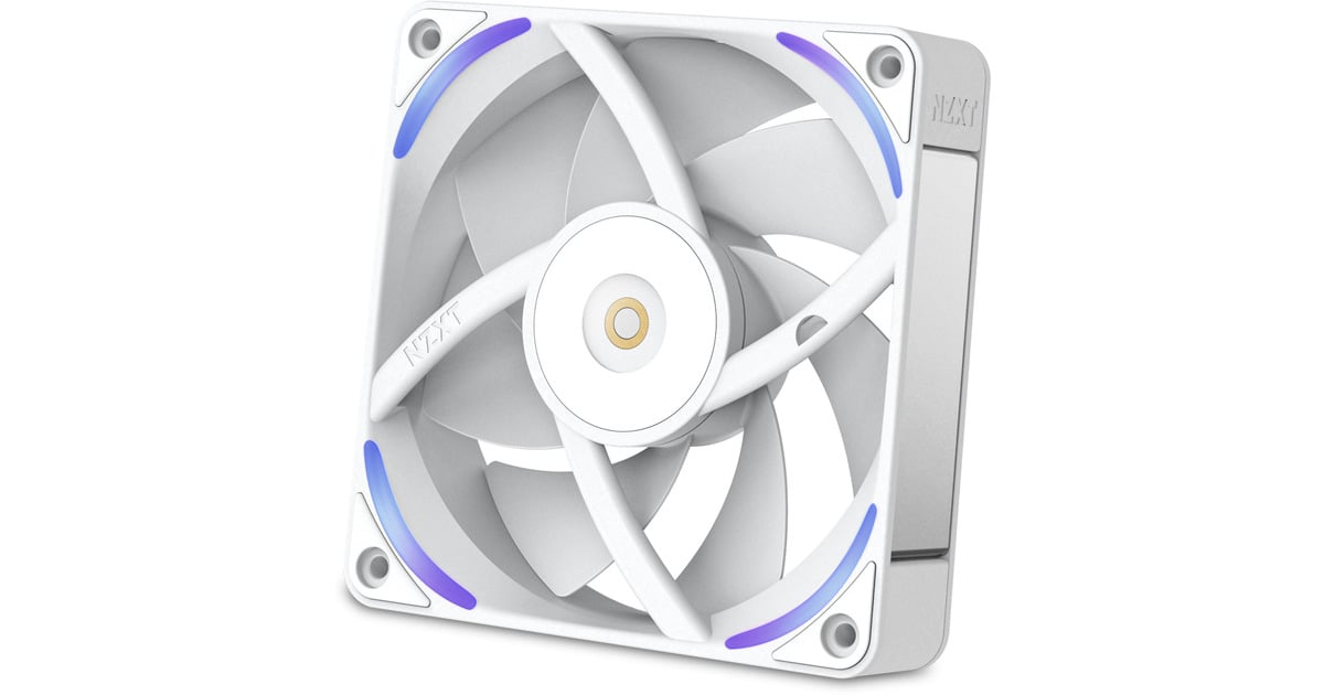 NZXTF120X RGB case fan  (Wit, 120 x 120 x 30 mm, PWM)