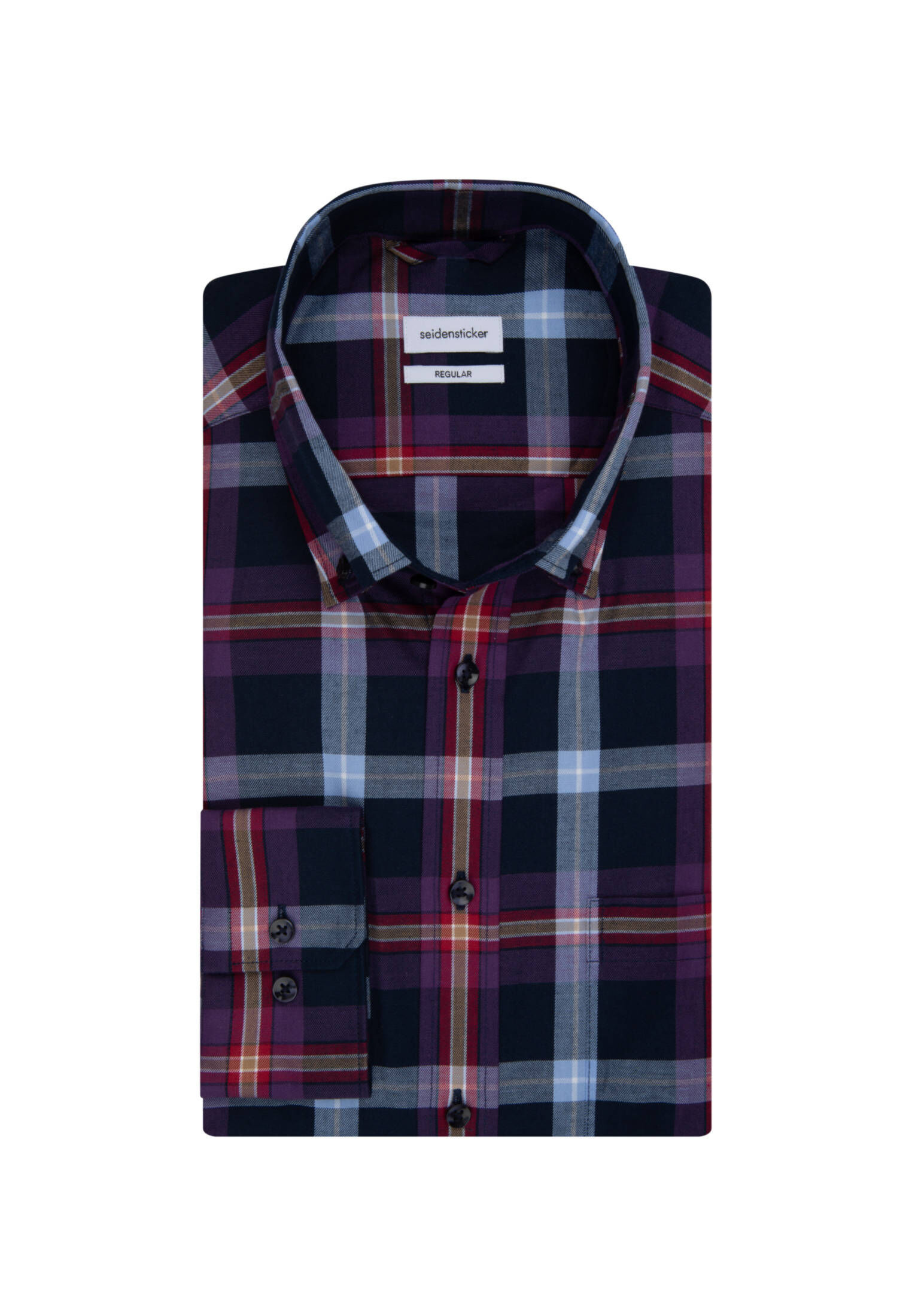 Seidensticker| Herren Flanellhemd Regular