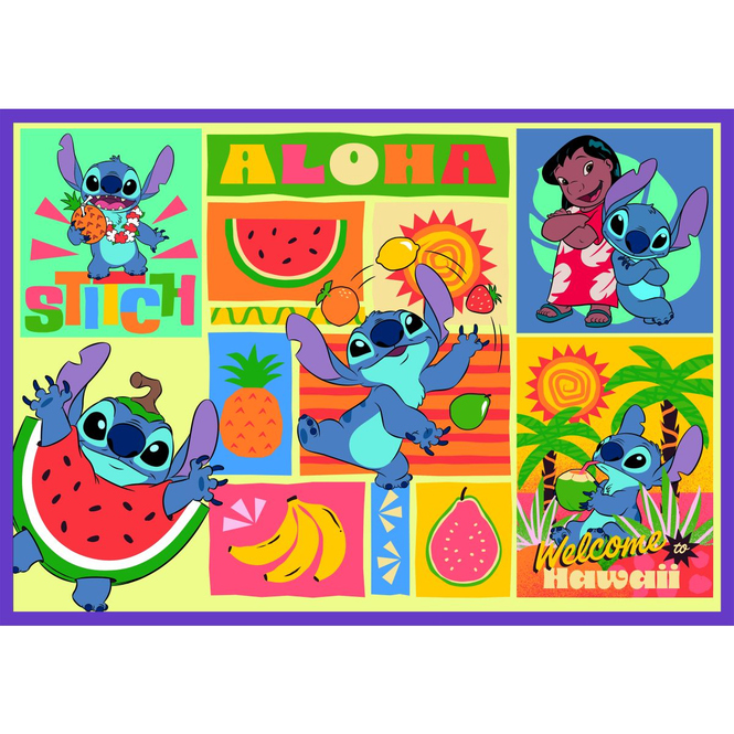 Puzzle - Lilo & Stitch - 4 x 250 Teile