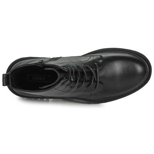 Only - ONLBOLD-17 PU LACE UP BOOT - Noir