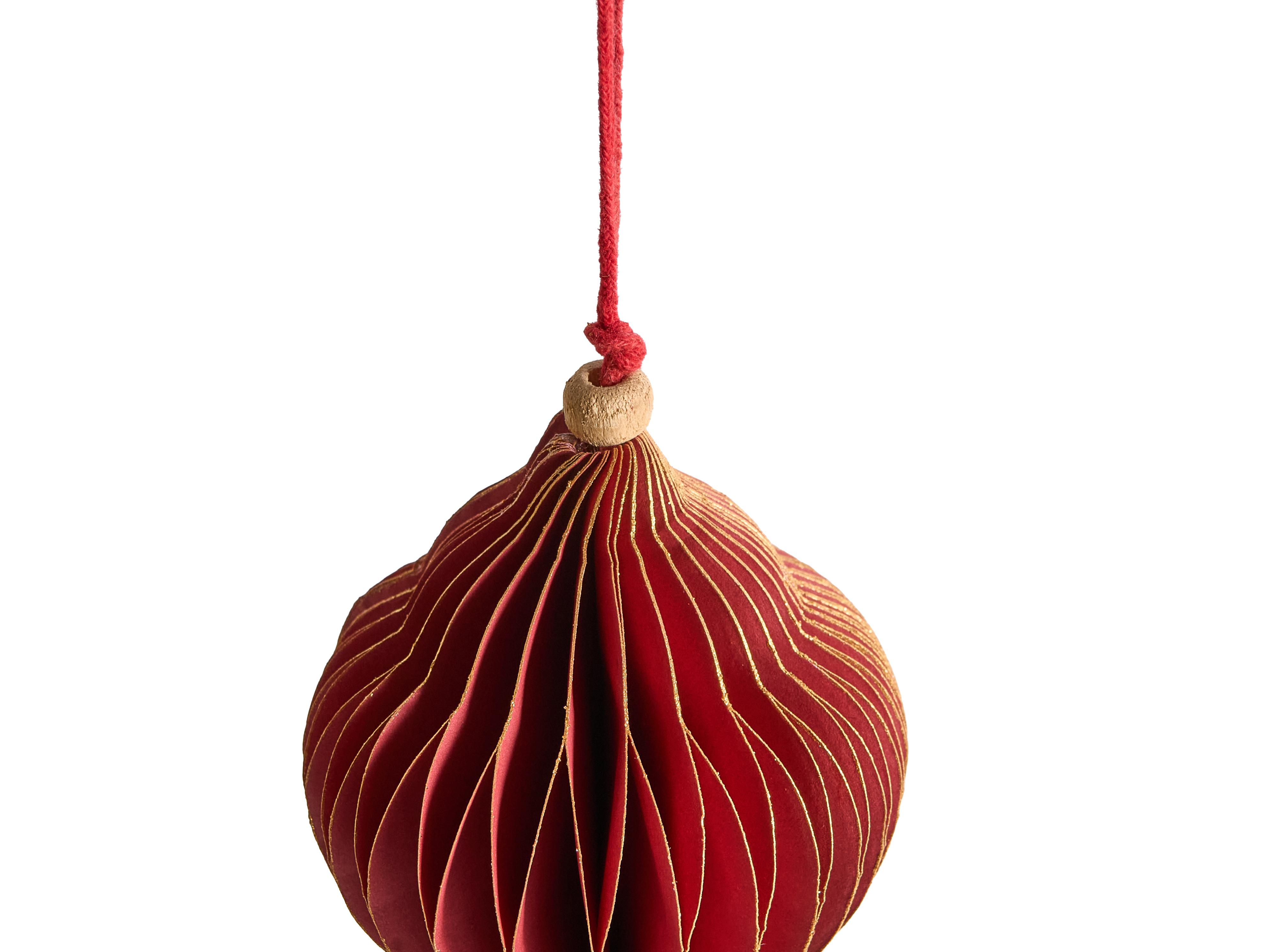 Set van 20 kerstornamenten MALSELVA Papier Meerkleurig