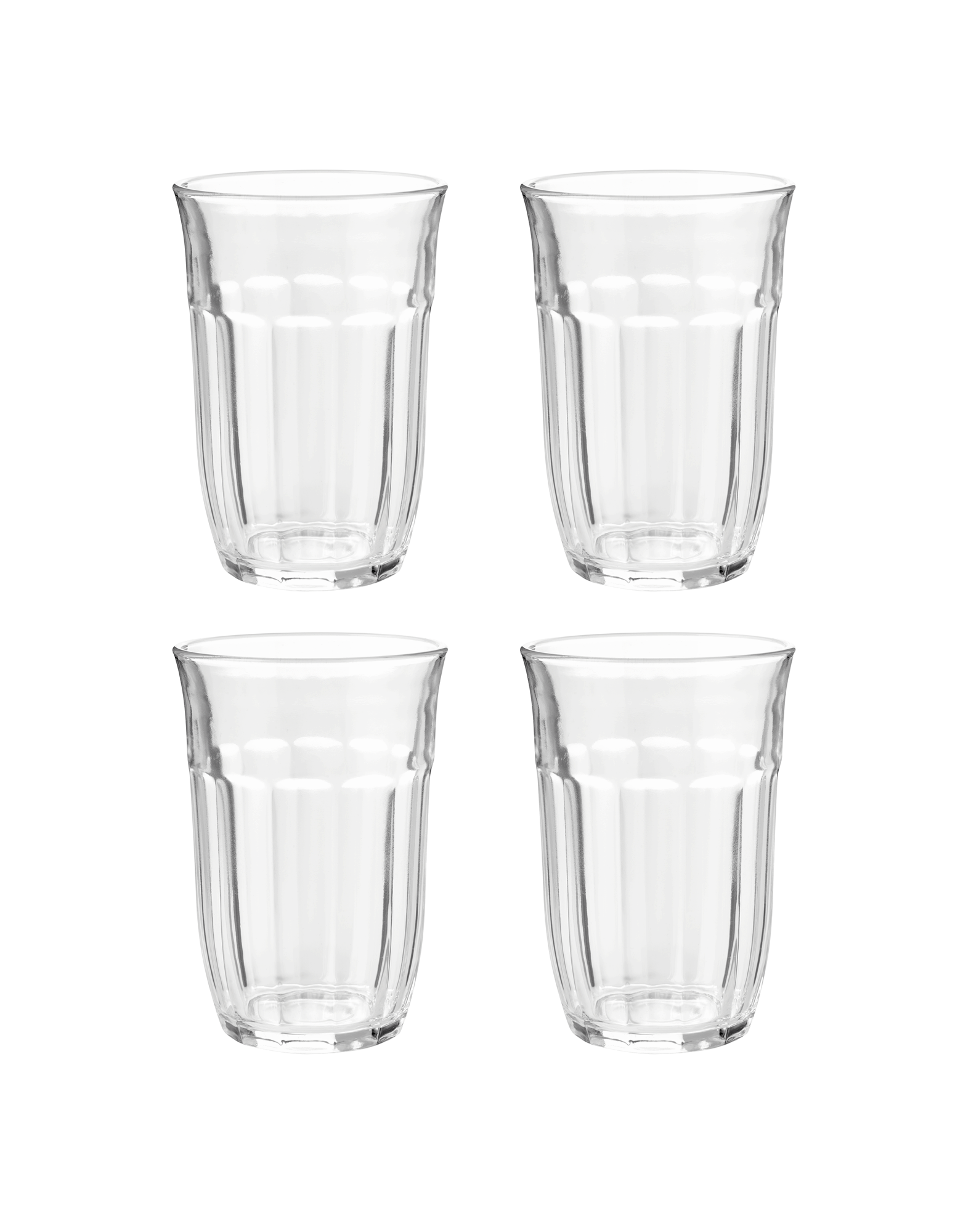 Drikkeglas 4-pak | Glas. 8,7 x 12,6 cm. 310 ml. 4 stk. | Clear