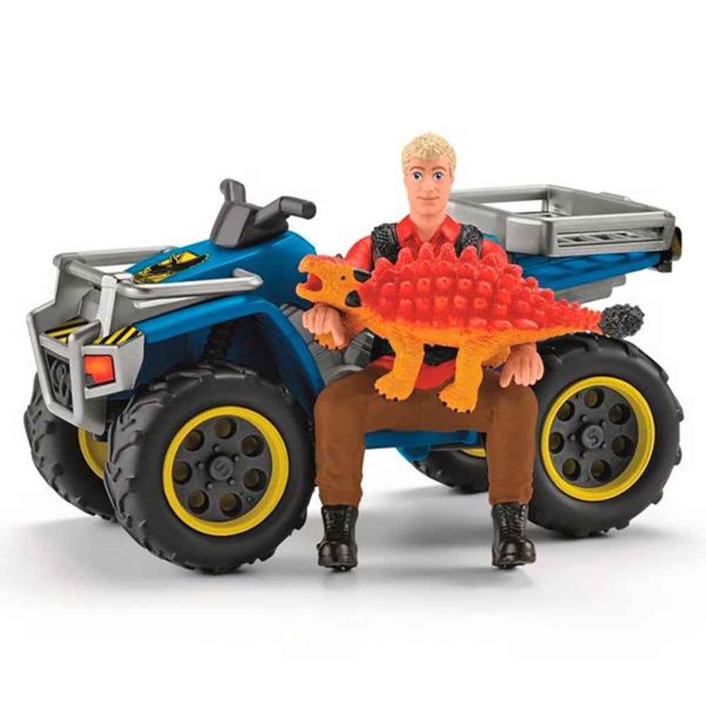 Køb schleich® Dinosaurs Quad Flugt fra Velociraptor