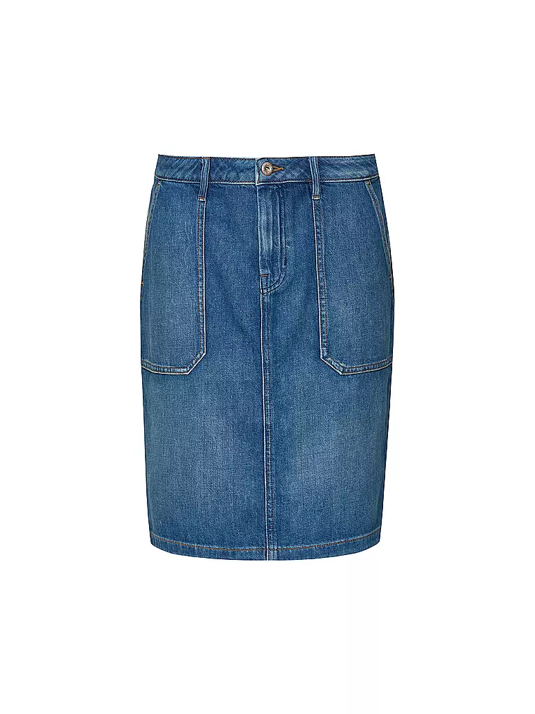 S.OLIVER Jeansrock blau