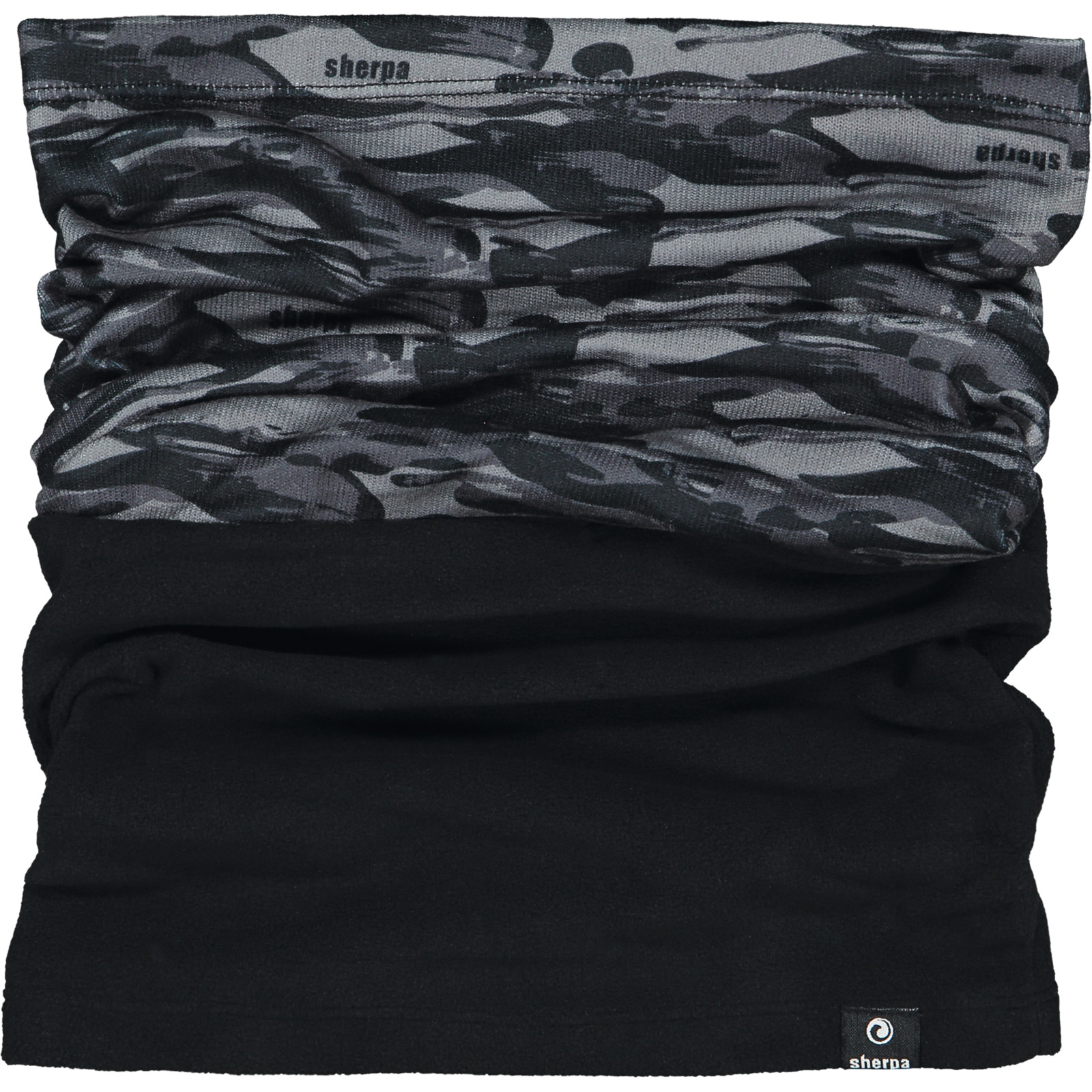 Sherpa Unisex-Schlauchschal Khan schwarz