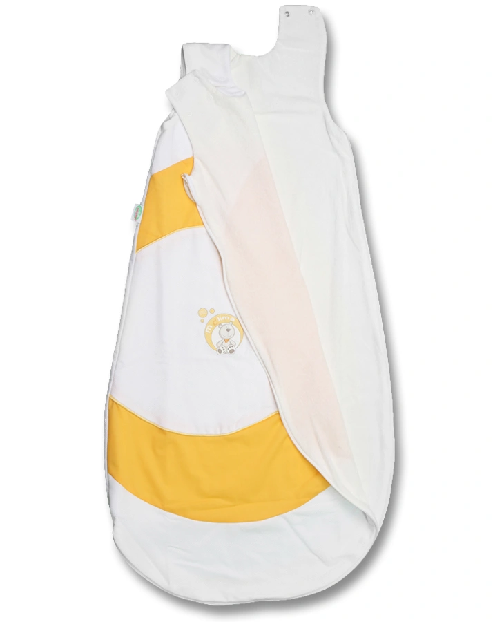 Schlafsack MCLIMA in gelb/orange/weiß