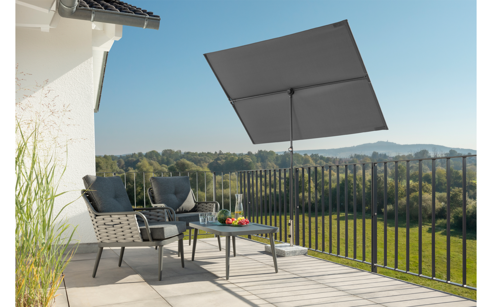 Schneider Schirm Avellino 180x130 natur