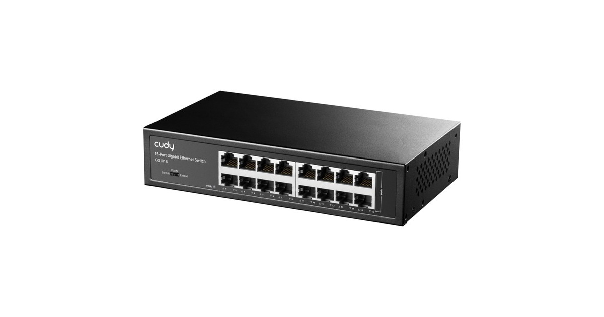 Cudy16-Port Gigabit Light Managed Switch  (Zwart)
