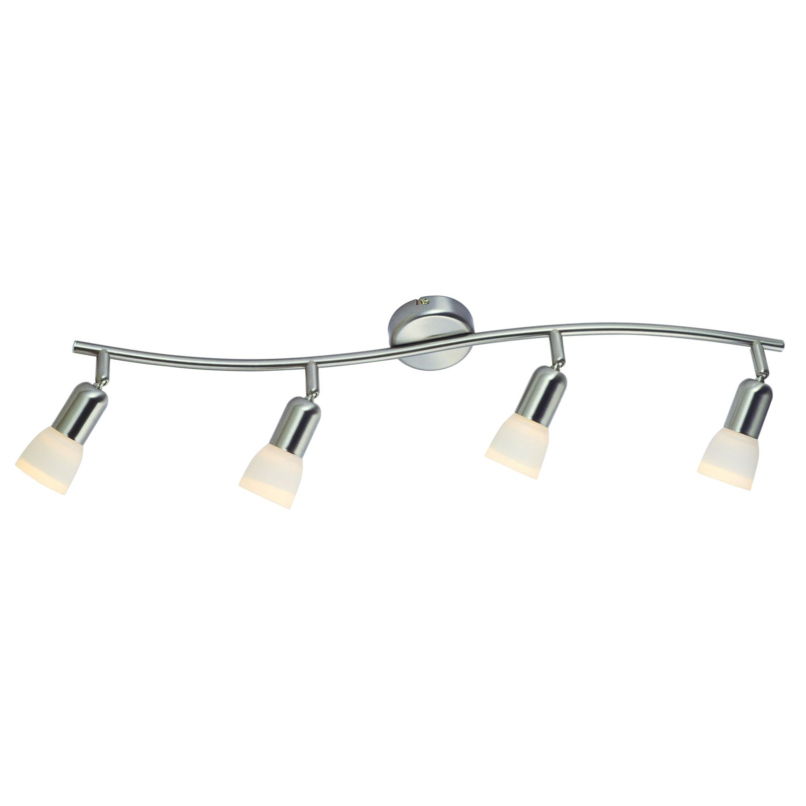 Deckenstrahler - nickel matt - 4-flammig