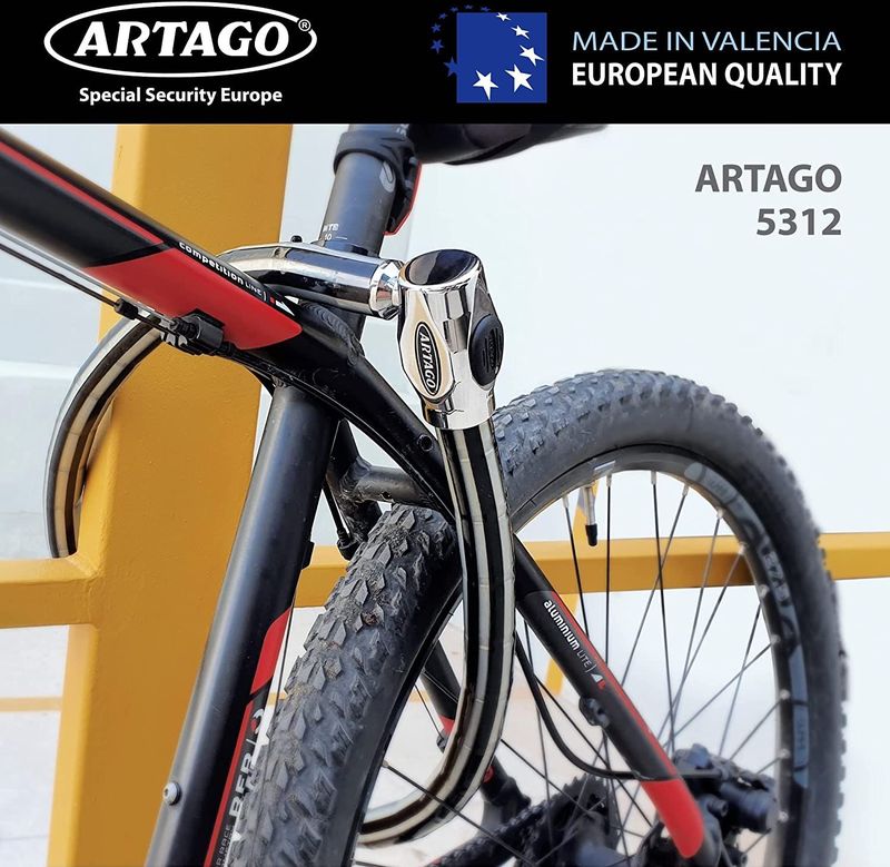 Artago 5315 Kabelslot - Zwart - Staal - Antizaagbehandeling