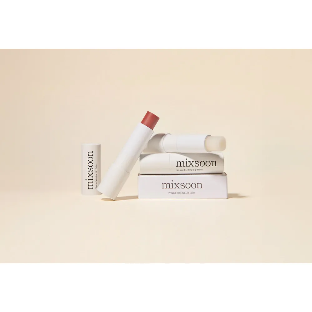 Mixsoon Vegan Melting Lip Balm 01 Clear - 4,1 g.