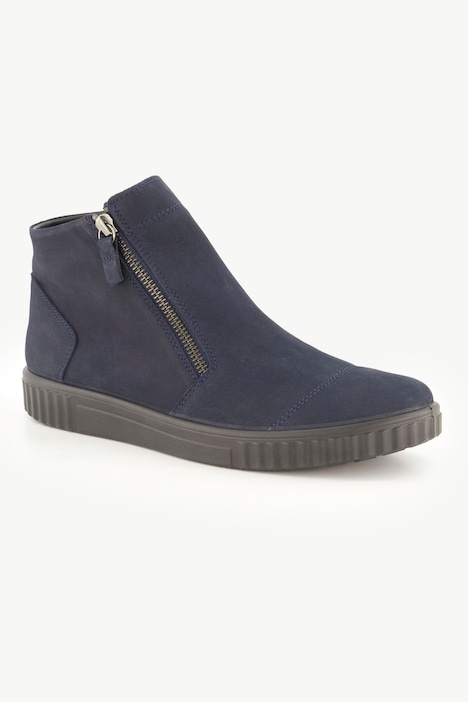 Jomos Leder-Sneaker, Nappaleder, Zipper, Weite H