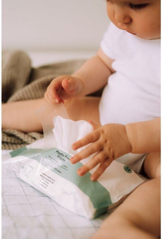 Naïf - Plastic Free Baby Wipes - 3x54st - Eucalyptusvezels