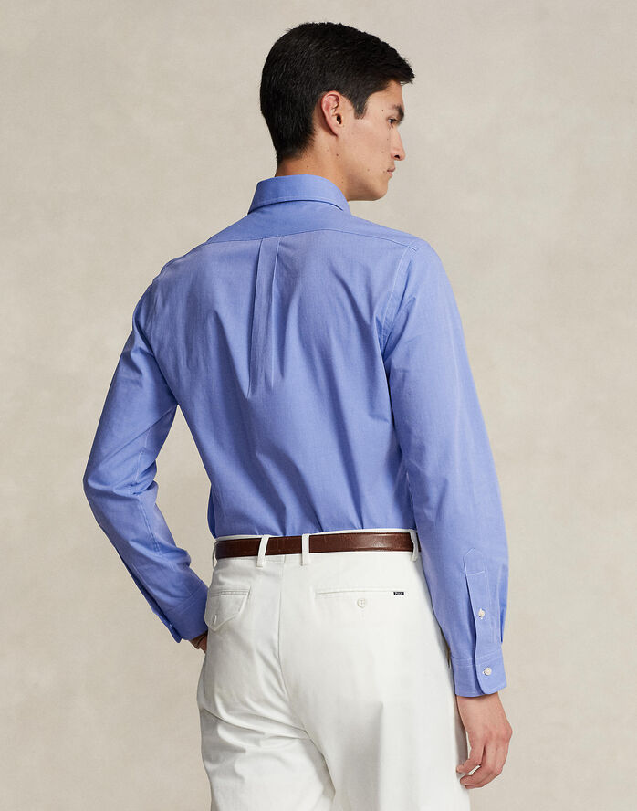 Polo Ralph Lauren Slim Fit Stretch Poplin Shirt Blue