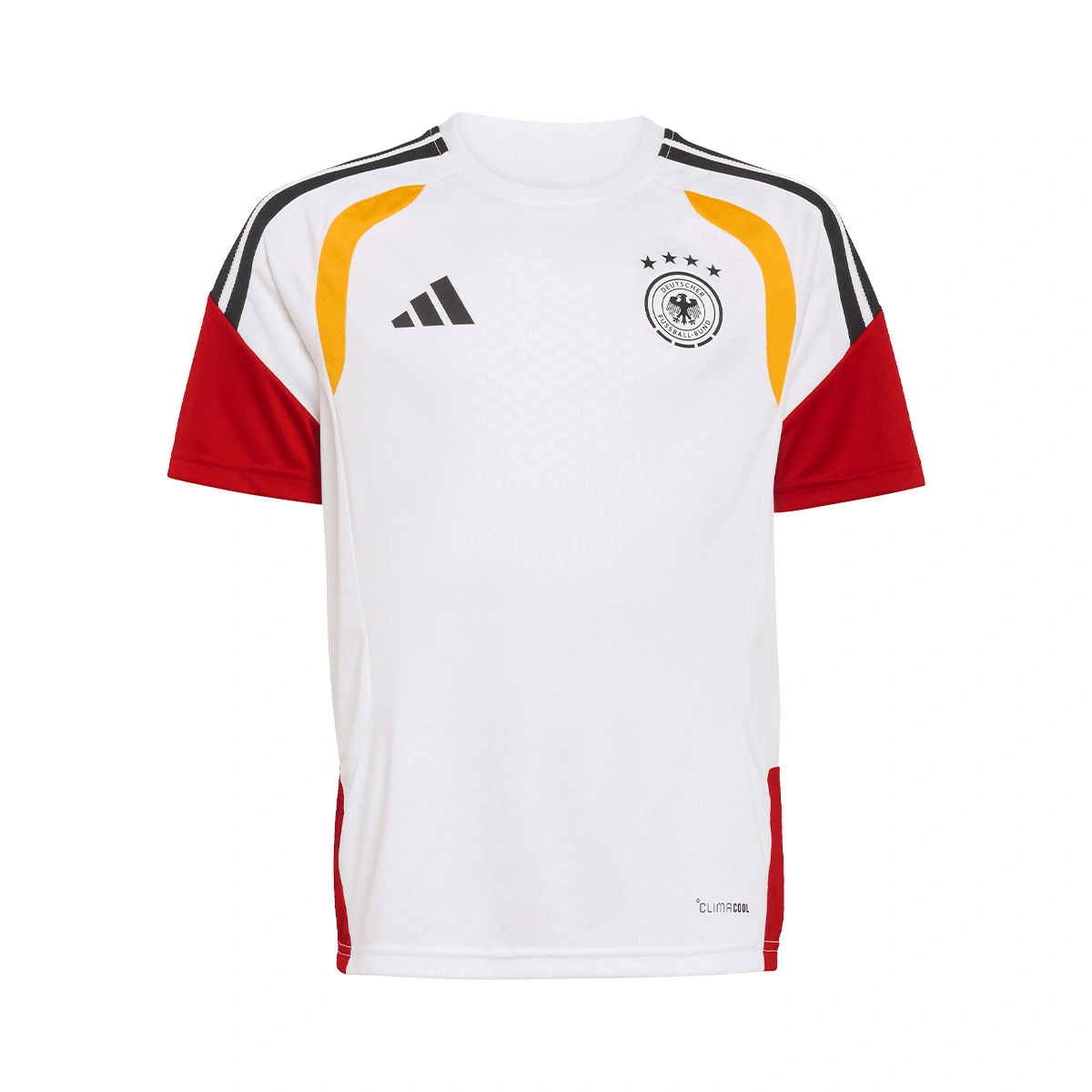 T-Shirt adidas Alemanha Training Mundial 2026 Criança