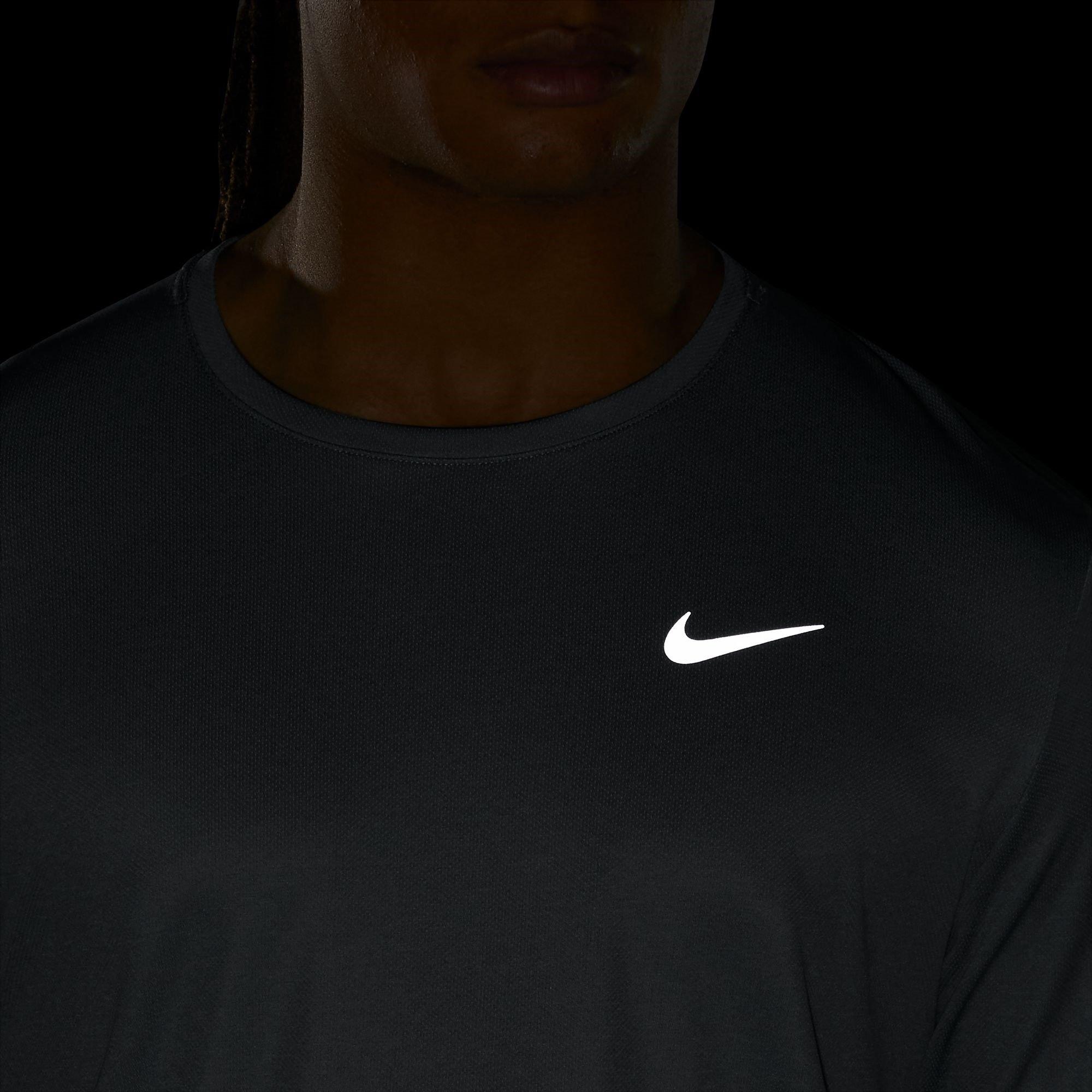 Nike Miler Mens Dri FIT UV Long Sleeve Running Top