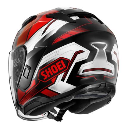 Casque Shoei J-CRUISE 3 - WHIZZY - Noir / Rouge
