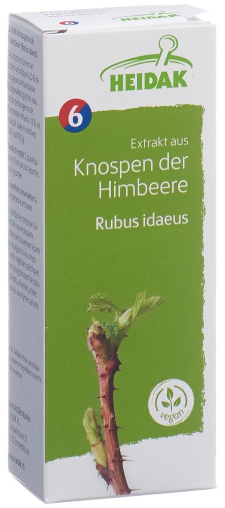HEIDAK Knospe Himbeere Rubus idaeus<br>30 ml, Flasche, Glycerinmazerat