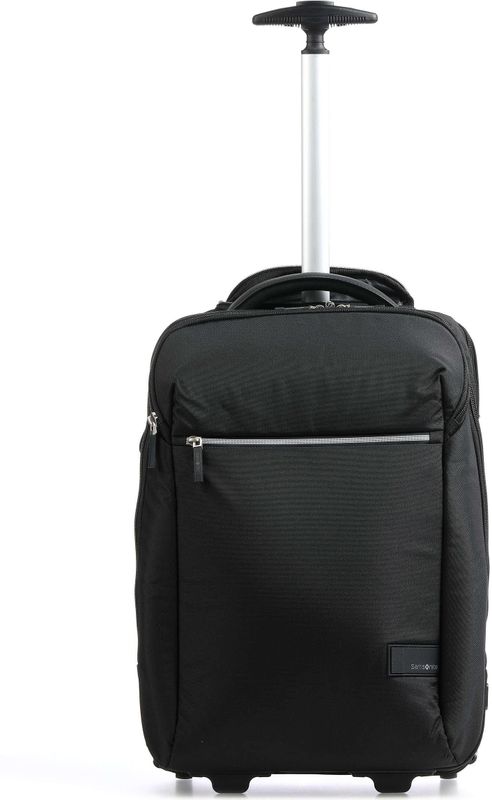 Samsonite - Litepoint Laptop Backpack/Wheels - Zwart - Gerecycled Plastic