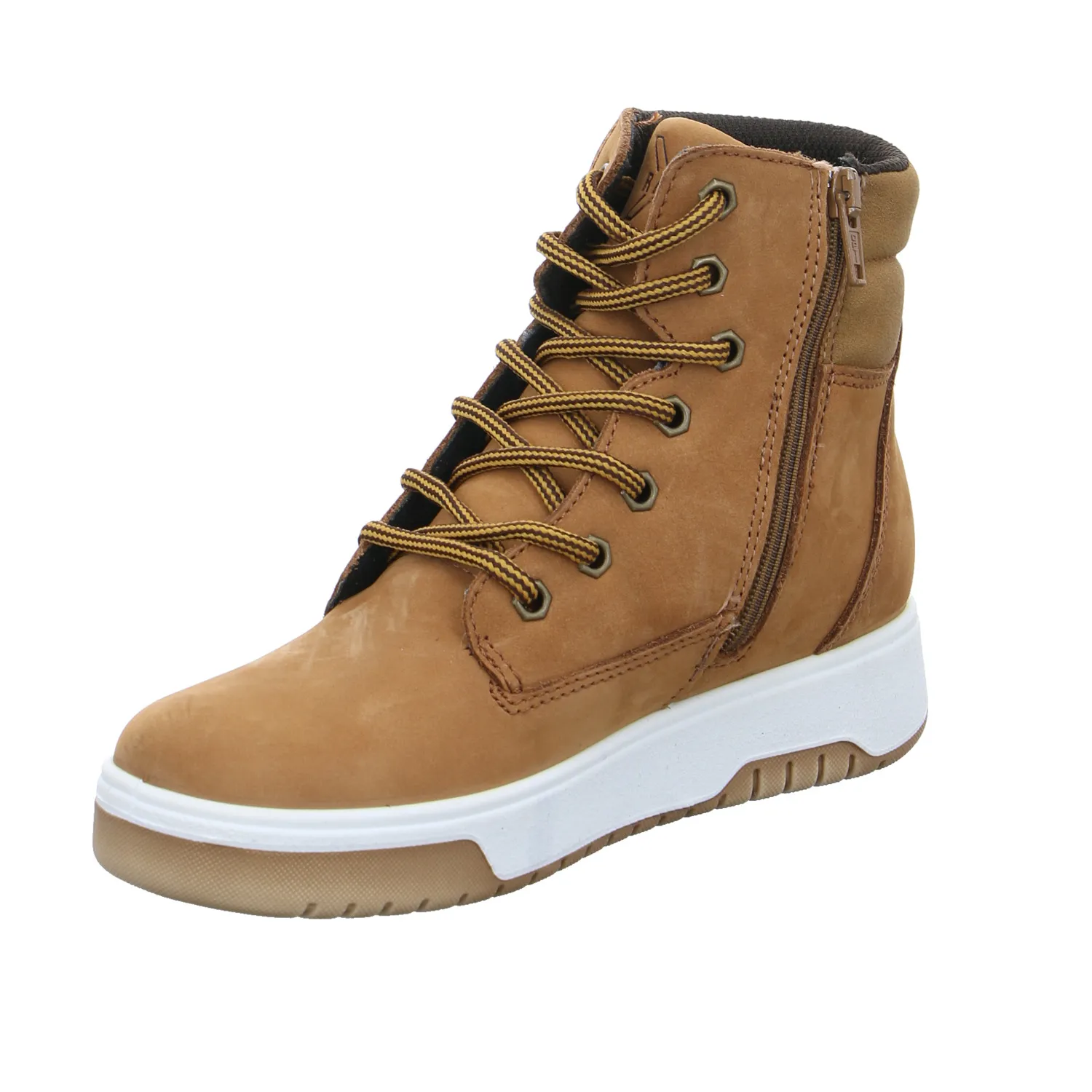 IMAC Jungen-Winter-Bottine Cognac Leder  Stiefel